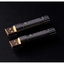 仮想アース USB typeAプラグ 2本セット Crystal EpUA×2