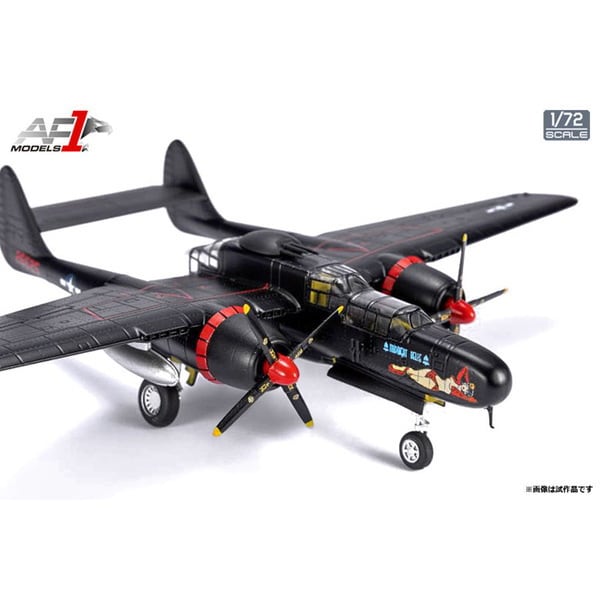 エアフォースワンAF10090G 1/72 P-61B BLACK WIDOW Midnight Belle 6th Night Fighter Squadron [ダイキャスト飛行機]Ω