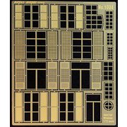 RM1004 1/72 ジオラマアクセサリー エッチング製建物用窓 アソートセット [プラモデル用パーツ]