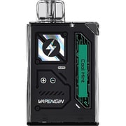 7500回使用可能 リキッド残量・バッテリー残量がわかるLEDモニタ搭載 電子タバコ シーシャ ベイプエンジン7500 クールミント