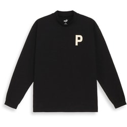 624881 [ゴルフ メンズ Pロゴミニワッフル ストレッチ リラックスフィット 長袖 モックネック 01 プーマ ブラック XL]