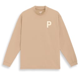 624881 [ゴルフ メンズ Pロゴミニワッフル ストレッチ リラックスフィット 長袖 モックネック 03 アラバスター（ブラウン） XL]