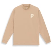 624881 [ゴルフ メンズ Pロゴミニワッフル ストレッチ リラックスフィット 長袖 モックネック 03 アラバスター（ブラウン） XXL]