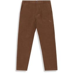 624883 [ゴルフ メンズ Pロゴ ストレッチ コーデュロイ リラックス ストレートベーカーパンツ 03 チョコレート チップ XL]