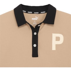 PUMAGOLF プーマ ゴルフ ワッフル ポロシャツ バイカラー スポーティー PUMA - PUMAGOLF プーマ ゴルフ ワッフル ポロシャツ バイカラー