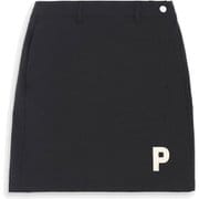 624899 [ゴルフ レディース Pロゴ 4WAYストレッチタイトスカート 01 プーマ ブラック M]