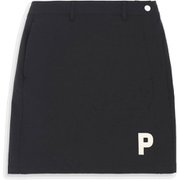 624899 [ゴルフ レディース Pロゴ 4WAYストレッチタイトスカート 01 プーマ ブラック XL]