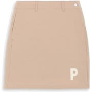 624899 [ゴルフ レディース Pロゴ 4WAYストレッチタイトスカート 03 アラバスター（ブラウン） XL]
