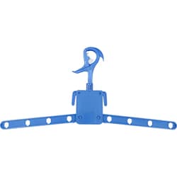 NSRランドリハンガー まとめ干し 8本掛 ブルー