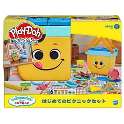 F6916 Play-Doh（プレイ・ドー） こむぎねんど はじめてのピクニックセット [対象年齢：3歳～]
