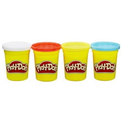 B6508 Play-Doh（プレイ・ドー） こむぎねんど きほんの4色 [対象年齢：2歳～]