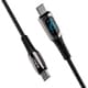 Type-C-C ケーブル 1m PD急速充電 デジタル表示 140W CB-CC14-BK