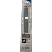 OM-390 プラ＝丸棒 グレー 外径5.0mm 4本入 [プラモデル用品]
