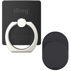 UMS-NIRHKBK [スマートフォンリング フックセットモデル iRing Premium black]
