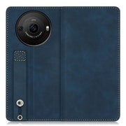 WORK42AO-BU-AR8P [AQUOS R8 pro用 ベルト付き スマホケース スタンド機能＆カードポケット付き クラシックブルー]