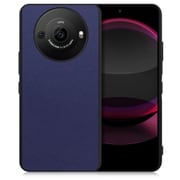 WORK24AO-NY-AR8P [AQUOS R8 pro用 PUレザー スマホケース ストラップホール付き ネイビー]