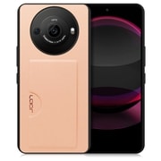 WORK28AO-RS-AR8P [AQUOS R8 pro用 PUレザー スマホケース カードポケット＆ストラップホール付き アンバーローズ]