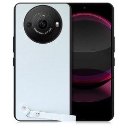 WORK33AO-BU-AR8P [AQUOS R8 pro用 本革 スマホケース ストラップ＆ストラップホール付き シャーベットブルー]