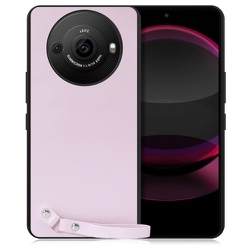WORK33AO-PL-AR8P [AQUOS R8 pro用 本革 スマホケース ストラップ＆ストラップホール付き ブルーベリーパープル]