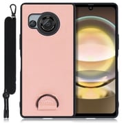 WORK37AO-RS-AR8 [AQUOS R8用 首掛け スマホケース ネックストラップ付き ダースティローズ]