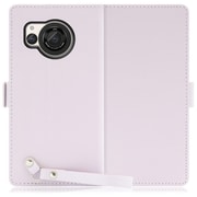 WORK29AO-PL-AR8 [AQUOS R8用 本革 スマホケース スタンド機能＆ストラップホール付き ブルーベリーパープル]