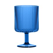 メサ スタッキングワインゴブレットグラス 440ml コバルトブルー 【樹脂製】 DK23988471