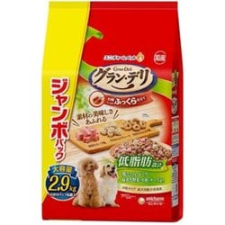 ふっくら仕立て 低脂肪 鶏ささみ・ビーフ・緑黄色野菜・小魚・チーズ・角切りビーフ ジャンボパック 2.9kg [ドッグフード]