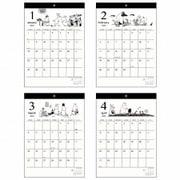 S8520186 [2024年 ウォールカレンダーシンプル ムーミン]