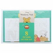 キャラクターグッズ 【限定】 8柄レターセット Winnie the Pooh 7 B