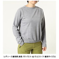★うさお★ フォックスファイアー　PPウールクルー　長袖　Mサイズ FOXFIRE（フォックスファイヤー） PPウールクルー グレー - ZABOU