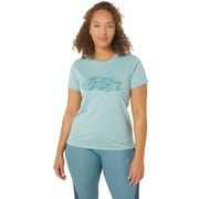 NAGINO GRAPHIC RUN SS TOP 2012C920 400 オーシャンヘイズ Mサイズ [ランニングウェア シャツ レディース]
