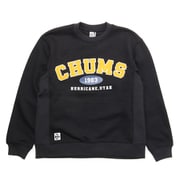 マイトンチャムスカレッジクルートップスウェット Myton CHUMS College Crew Top Sweat CH00-1395 K001 Black Mサイズ [アウトドア スウェット メンズ]