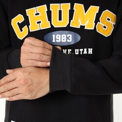 CHUMS MYTON COLLEGE スタジアムジャンパー L黒　裏起毛 CHUMS MYTON COLLEGE スタジアムジャンパー L黒 裏起毛 セール