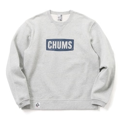 チャムスロゴクルートップ CHUMS Logo Crew Top CH00-1416 G050 H/Gray x Navy Lサイズ [アウトドア スウェット メンズ]