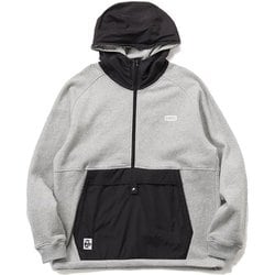 チャムスロゴナイロンコンビフーディ CHUMS Logo Nylon Combi Hoodie CH00-1402 G005 H/Gray Mサイズ [アウトドア パーカー メンズ]