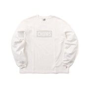 ヘビーウエイトチャムスロゴロングスリーブTシャツ Heavy Weight CHUMS Logo L/S T-Shirt CH01-2298 White Mサイズ [アウトドア カットソー メンズ]