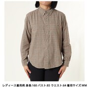 ネルシャツ Nel Shirt CH12-1202 B005 Brown WMサイズ [アウトドア シャツ レディース]