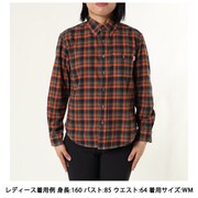 ネルシャツ Nel Shirt CH12-1202 D001 Orange WMサイズ [アウトドア シャツ レディース]