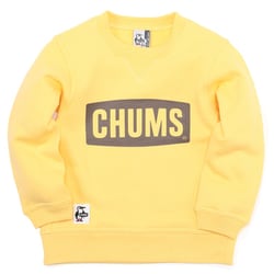 キッズチャムスロゴクルートップ Kid's CHUMS Logo Crew Top CH20-1071 Y043 Banana KMサイズ [アウトドア トップス キッズ]