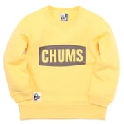 キッズチャムスロゴクルートップ Kid's CHUMS Logo Crew Top CH20-1071 Y043 Banana KMサイズ [アウトドア トップス キッズ]