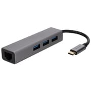USB 5Gbps対応 USB Type-A×3 USB Type-C 有線LANアダプタ OWL-DSU3A3L-SV