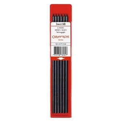 フィックスペンシル用替え芯 6377-356 3mm 6B 6本入り 6377-356