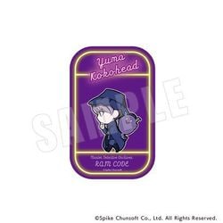 超探偵事件簿 レインコード きゃらまーち スクエアカンバッジ 01. ユーマ ココヘッド [キャラクターグッズ]