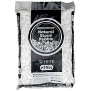 ナチュラルストーン ペブル ホワイト 約10kg 505875
