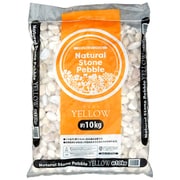 ナチュラルストーン ペブル イエロー 約10kg 505877