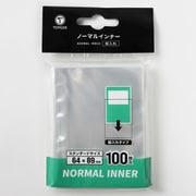 ノーマルインナー 縦入れ スタンダードサイズ（64×89mm） 100枚入 [トレーディングカード用品]