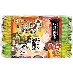 いい湯旅立ち にごり炭酸湯 ゆったり日和 48錠入（12種類×4錠） 入浴剤 医薬部外品 薬用 保湿 温泉 大容量 詰め合わせ アソート 錠剤