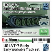 DT35008 1/35 現用 アメリカ LVT-7水陸両用車 可動履帯セット 初期タイプ （タミヤ/アカデミー/ホビーボス用） [プラモデル用パーツ]