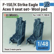 DS48027 1/48 現用 アメリカ/韓国空軍 F-15E ストライクイーグル / F-15K スラムイーグル ACES-II射出座席 ウール張りタイプ 2個入 [プラモデル用パーツ]