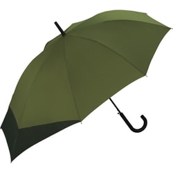 雨傘 長傘 紫外線防止効果 晴雨兼用 ユニセックス Wpc. UNISEX BACK PROTECT カーキ×ブラック UX04-933-001
